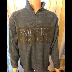 Perry Ellis Half-Zip Sweater